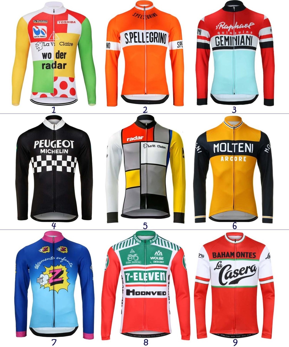 Road Bike Jersey Retro Cycle Gear Retro Blue Germany Deutschland