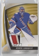 2017 SP Game Used Gold Spectrum Premium Materials 10/10 Henrik Lundqvist HOF 8h6