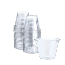 9oz Crystal Clear PET Plastic Cups Case of 1000  9oz 