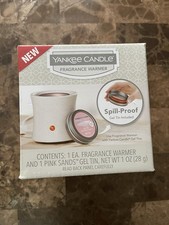 Yankee Candle Gel Tin Warmer Pink Sands New In Box