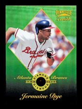 1996 Zenith #6 Jermaine Dye The Diamond Club Atlanta Braves