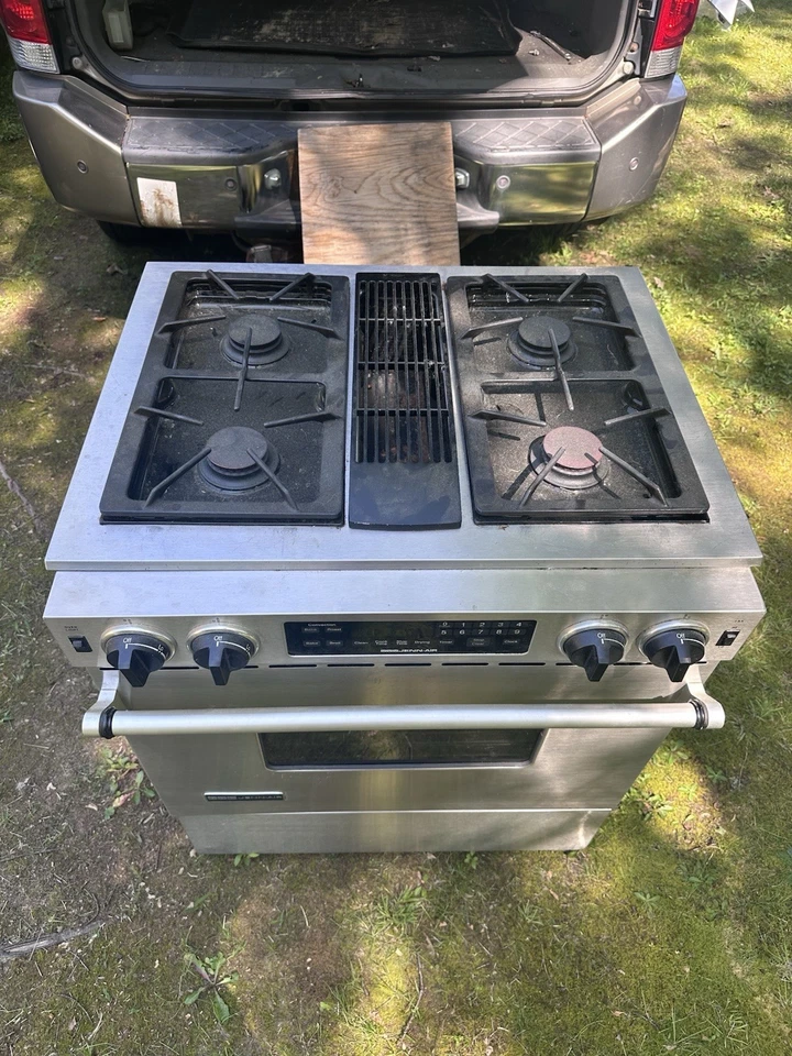 Horno de cocina de gas inoxidable Jenn-Air JDS9860AAP Foto 2 de 4