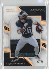 2025 Panini Immaculate Clearly Jerseys Prime /49 Saquon Barkley #CIJ-SB 1i7s
