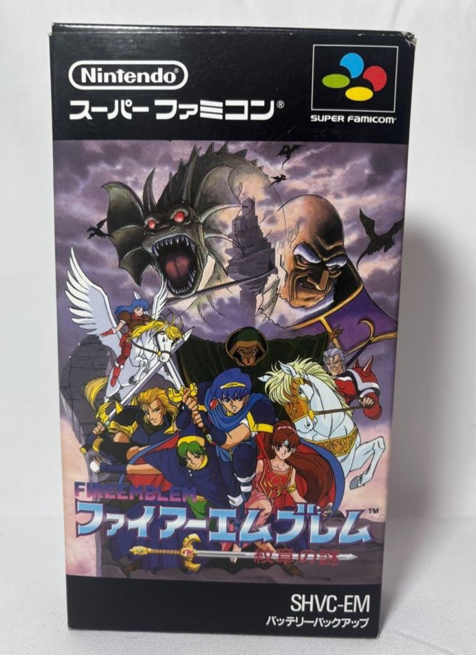 Fire Emblem Mystery of the Emblem Super Famicom Japan CIB Complete Tested