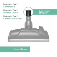 Premium StaubsaugerdüSe FLEX2 - 32 / 35 Mm Staubsauger Ersatzteil Fuß KombidüSe