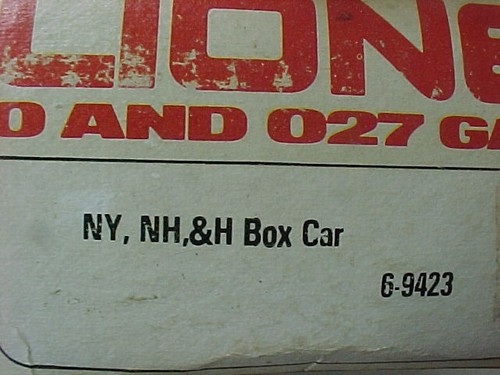 Coche de carga Lionel calibre O Nueva York, New Haven & Hartford NY, NH&H 6-9423 | Zustand: Used