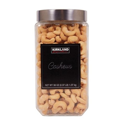 Kirkland Signature Black Label Whole Cashews, Salted, 38 oz