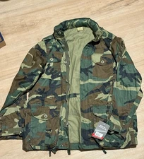 Rothco Lightweight Military M-65 Field Jacket Vintage Army Uniform Camo M65 Coat