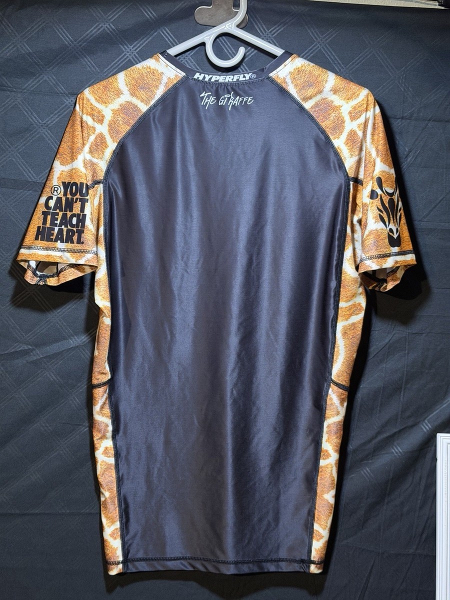 レイドジャパン　ユニフォーム Hyperfly Jiu Jitsu MMA Rash Guard BJJ Haisam Rida 2XL Giraffe XXL
