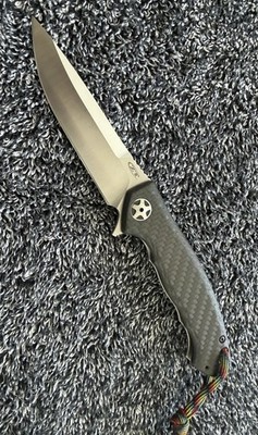 Zero Tolerance ZT 0452CF Large Sinkevich S35VN Blade Carbon Fiber and Titanium