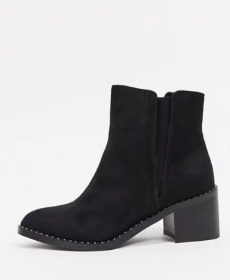 Call It Spring Crareweth Ankle Boots Studded Rand Black Size UK 6 ...