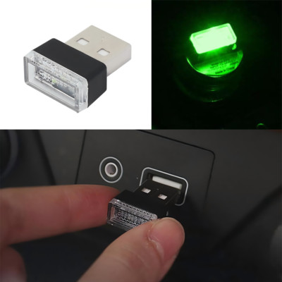 Mini USB Car Atmosphere Lights LED Cigarette Lighter Decorative Lights Lamp
