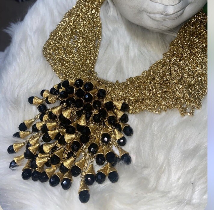 Coppola Early Rare Mega Massive Statement Necklac… - image 11