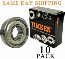 10PACK TIMKEN 6304-ZZ 6304-2Z 20X52X15MM Double Metal Seal Bearings
