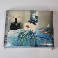 Vtg American Lifestyle 54"x75" Garfield Hot Pursuit Purrsuit Full Bed Sheet Set