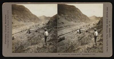 Photo:Culebra Cut, looking south, Panama Canal 1910 1