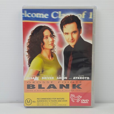 Grosse Pointe Blank DVD Movie 1997 John Cusack Minnie Driver Comedy Action Reg 4