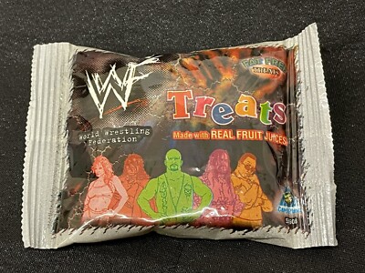 WWF Treats Fruit Snack Candy Stone Cold The Rock Wrestling WWE 1999 Unopened