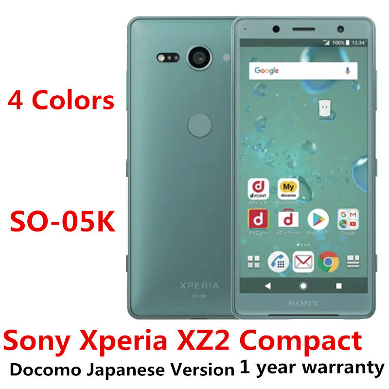 Sony Xperia XZ2 Compact SO-05K 4GB+64GB 4G LTE Unlocked Sony Xperia XZ2 Compact SO-05K 4GB+64GB 4G LTE Unlocked