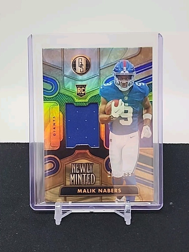 2024 Panini Gold Standard Newly Minted Malik Nabers RC Rookie JERSEY 209/499