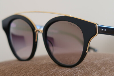 DITA MEDINA SONNENBRILLE SCHWARZ GOLD UNISEX DESIGNER EIN URLAUB UND MODE KLASSIKER