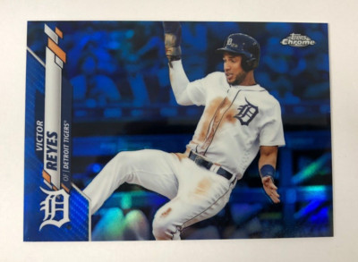 2020 Topps Chrome Blue Refractors #126 Victor Reyes /150