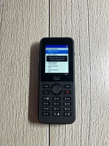 Cisco CP-8821-K9 Wireless IP VoIP Phone w/battery - Picture 3 of 11