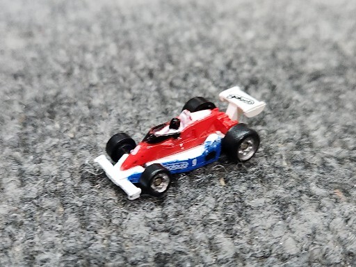 Micro Machines Galoob VTG Racecar Formula 1 Red White Blue Man Cave Game Room
