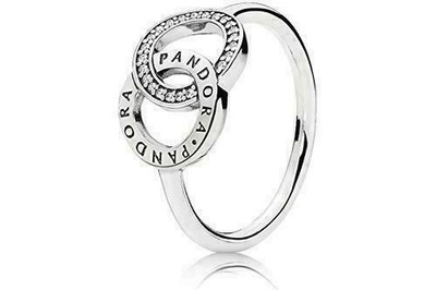 Authentic Pandora 925 Ring Entwined 