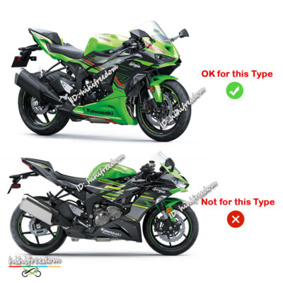 For Kawasaki ZX-6R ZX636 2023 2024 Exhaust Titanium Mid Link Pipe