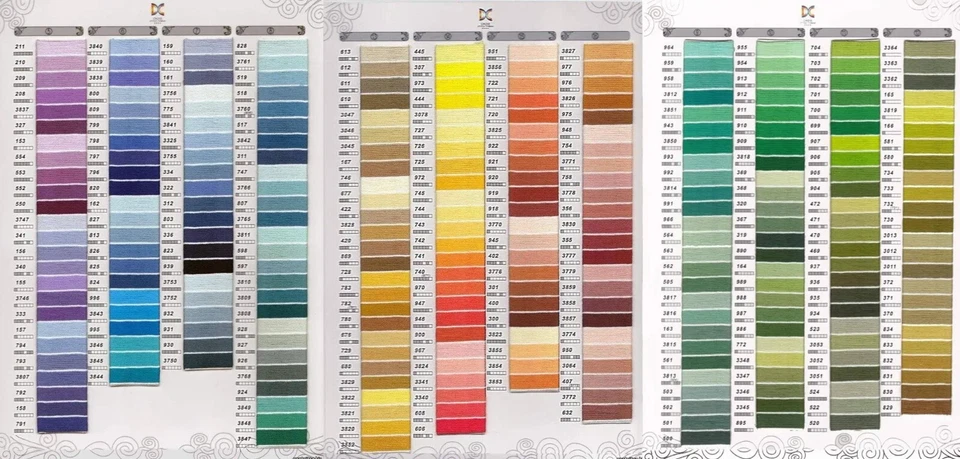 DMC Embroidery Floss (Art. 117) France, 482 shades, skein 8m. (6 stranded) - Image 4 of 4