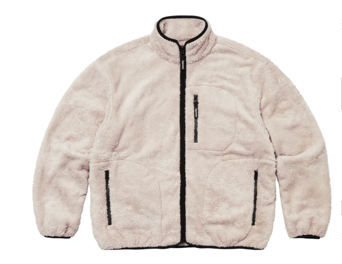 Supreme Kate Moss Fleece Jacket - FW24 - Natural (White) - Small