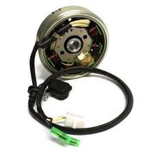 8 COIL STATOR & FLYWHEEL FOR SCOOTERS WITH 50cc QMB139 (4 WIRE 3 PLUGS) (TYPE 1)
