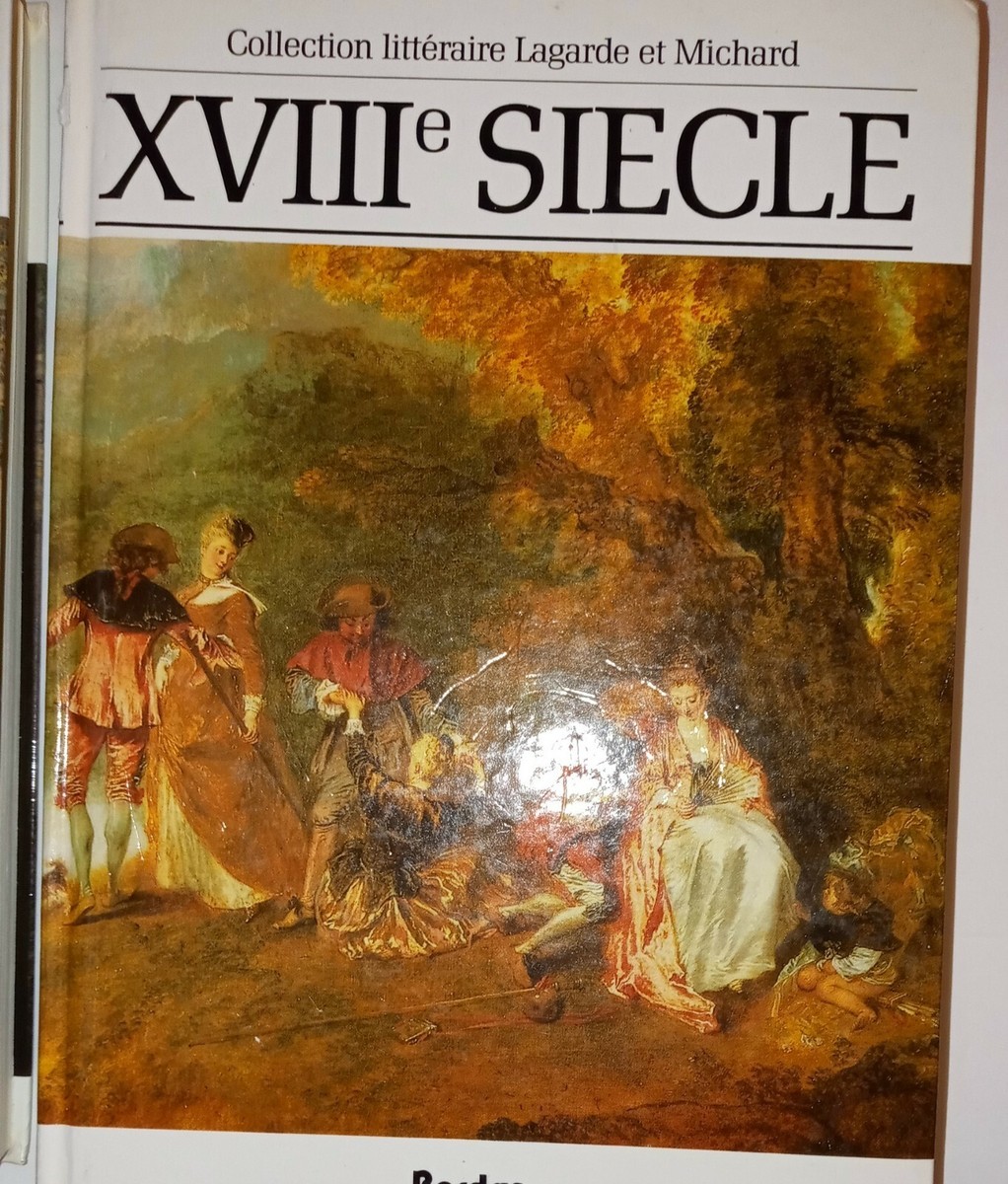 BORDAS Book Collectiin French XVIIIE SIECLE Lagarde et Michard