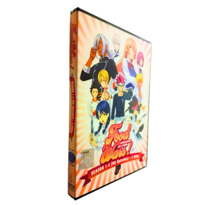 Anime DVD Food Wars! Shokugeki No Soma Season 1-5 + 5 OVAs English Dubbed Boxset