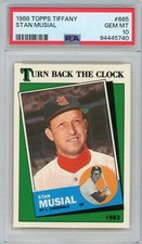 1988 Topps Tiffany #665 Stan Musial - PSA 10