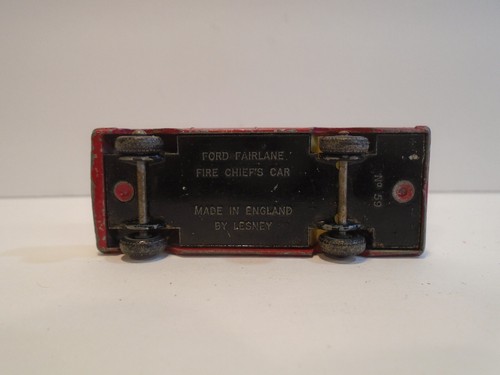 Coche jefe de bomberos Ford Fairlane Matchbox 59 - Imagen 7 de 7