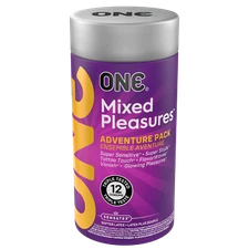 ONE® Condoms Mixed Pleasures™ Variety Pack