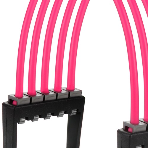 Expander Sport - Brust-Expander mit 5 Zugstärken - Expander - pink - Bild 4 von 5