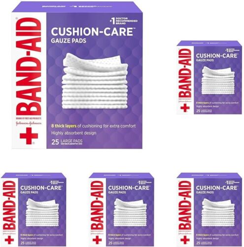 Brand Absorbent Cushion Care Sterile Square Gauze Pads for First Aid Protection