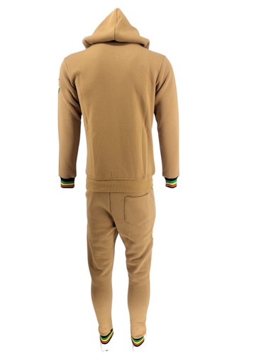 Jamaica Lion of Judah Men's Rasta Tracksuit 2-Piece Set Casual Wear - Picture 12 of 23