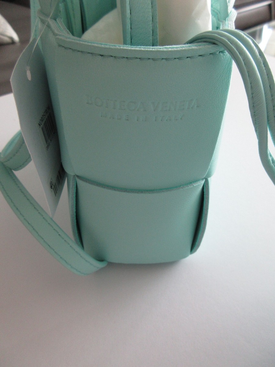 Bottega Veneta Candy Arco Tote Celadon Blue Bag Retails