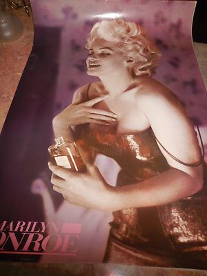 MARILYN MONROE Chanel No.5 Poster Ed Feingersh 1988 Tinted Rare 36\