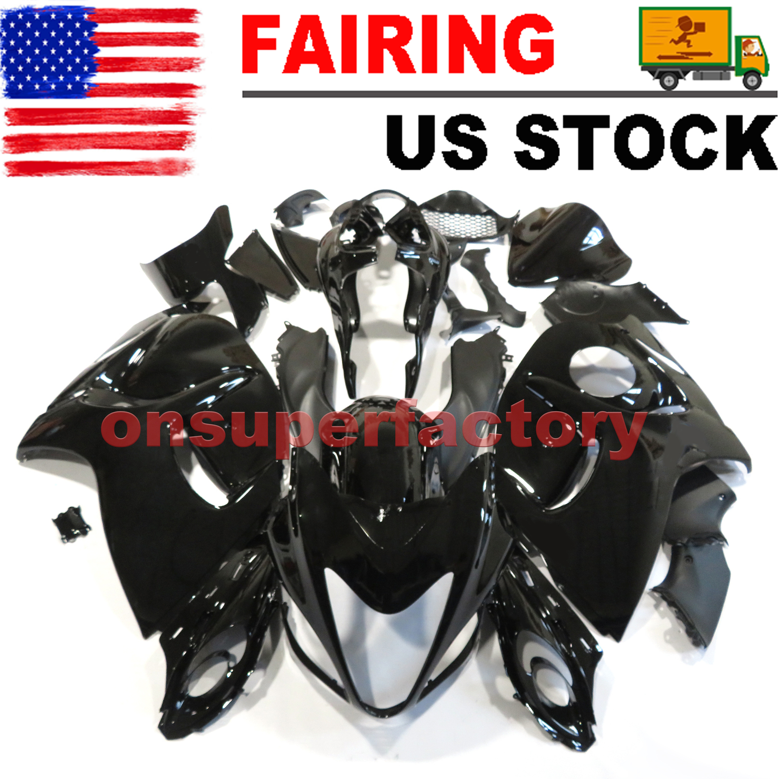 Gloss Black Fairing Body Kits For Suzuki Hayabusa GSX-1300R Gsx1300r 2008-2020
