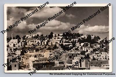 Amann Jordan RPPC Vintage Middle East Real Photo Postcard ~1940s