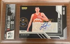 Nikola Jokic All-NBA First team Autograph Black 1/1 HGA Graded 9.5
