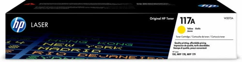 HP 117A LaserJet Cartouche de Toner - Jaune (W2072A)