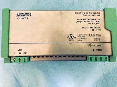 Phoenix Contact | 2939069 | PS-120 AC/24DC/5 Power Supply