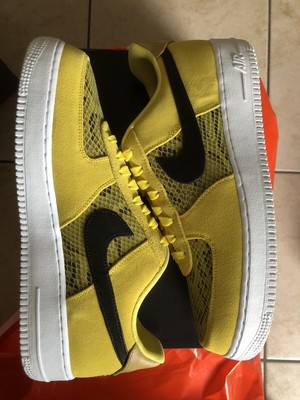 air force 1 yellow snakeskin