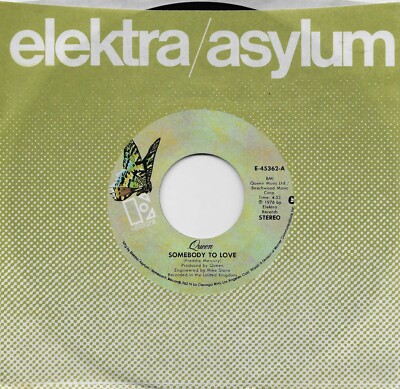QUEEN  Somebody To Love / White Man  rare original 45 from 1976